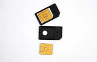 3FF iphone のための Nano マイクロ SIM カード アダプターの小型黒 1.5 x 2.5cm